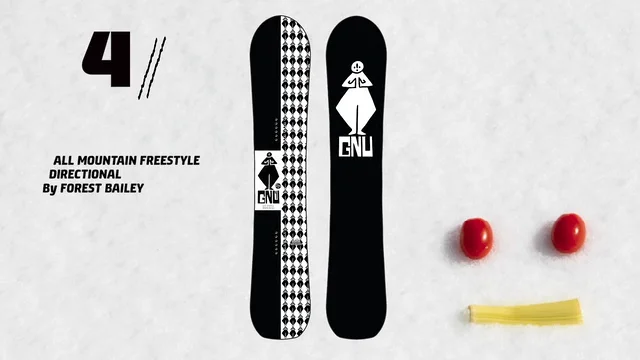4 -FOREST BAILEY PROMODEL- GNU SNOWBOARDS 20-21