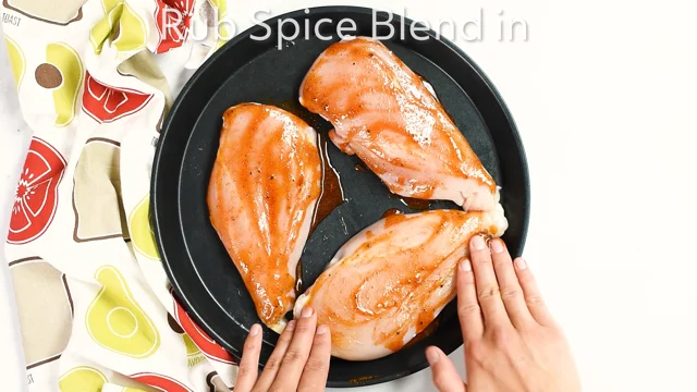 Chicken breast spice top rub