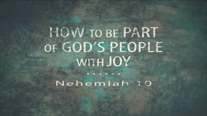 How To Be Part Of God's People With Joy
