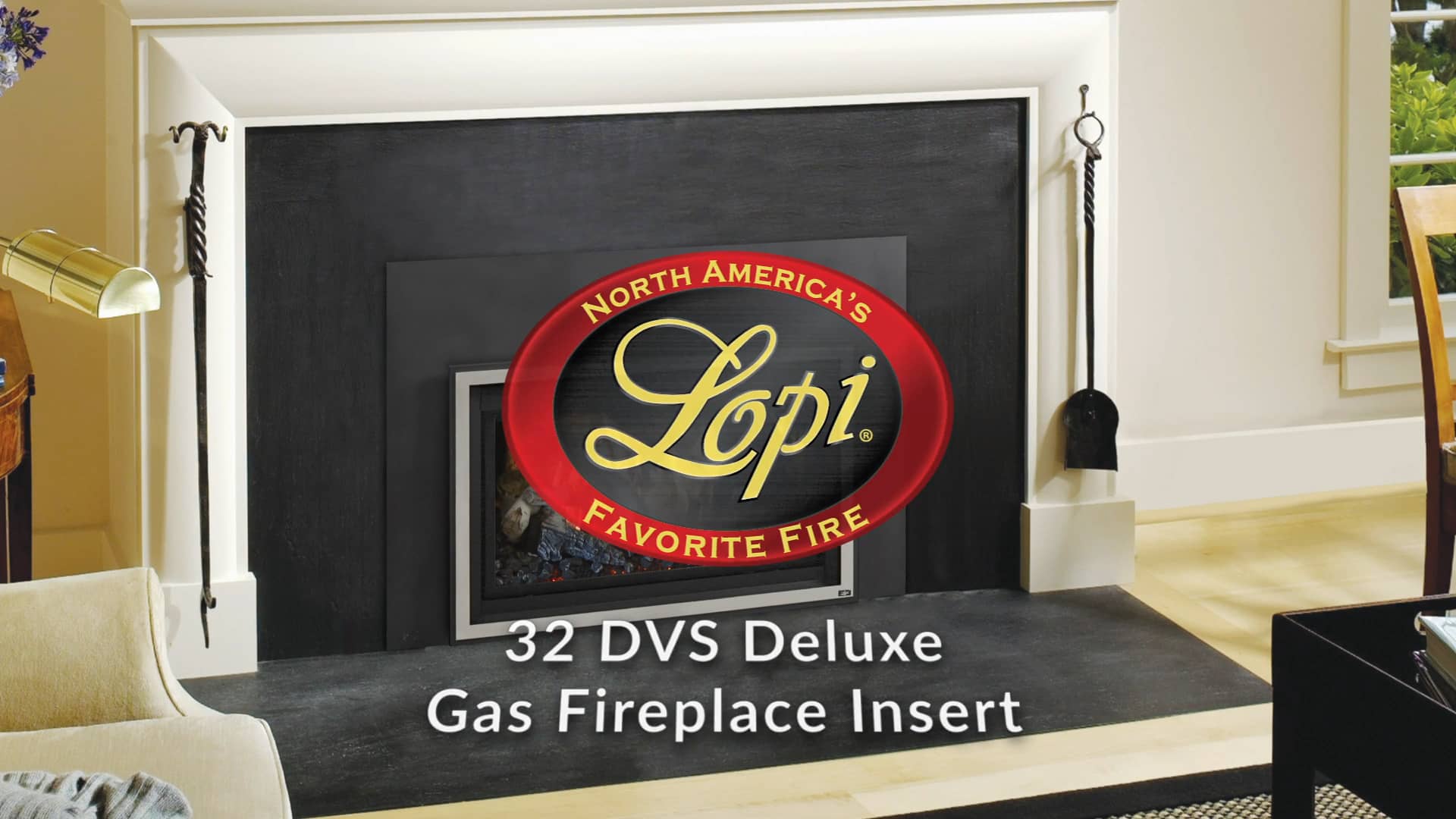 Lopi® 32 DVS Deluxe EmberGlo™ Gas Fireplace Insert on Vimeo