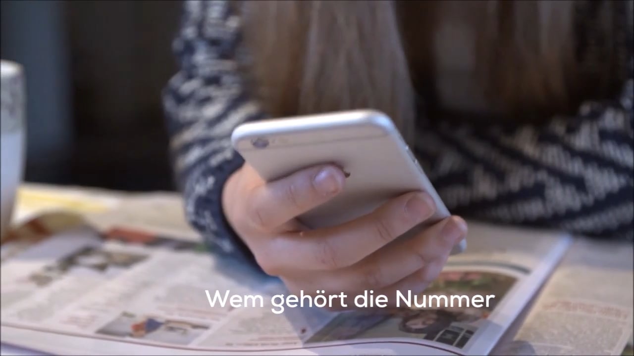 Wem Gehort Die Nummer? Unbekannte Telefonnummer, Telefonbuch. On Vimeo