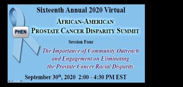 The Importance of Community Outreach and Engagement on Eliminating the Prostate Cancer Racial Disparity