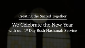 Rosh Hashanah Morning Congregational Service | Saturday, September 19