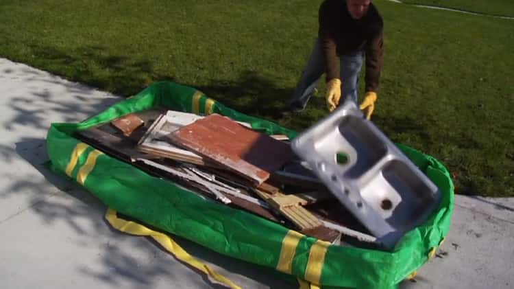 Bagster Dumpster In A Bag, Green