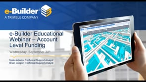 September 2020 Educational Training Webinar - Account Level Cost