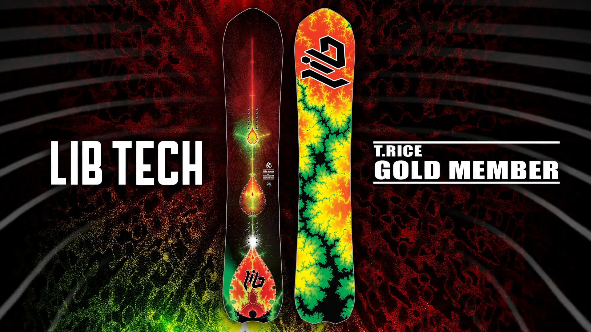 T.RICE GOLD MEMBER | GOLD MEMBER SPLIT | CLIMAX | 2020 - 2021 LIB TECH  SNOWBOARDS