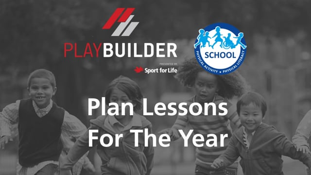 PLAYBuilder | Plan Lessons For The Year