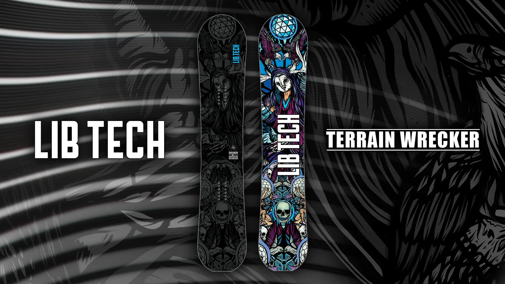 スノーボード LibTech Terrain Wrecker 154cm Lib Tech Terrain Wrecker Snowboard | Lib Tech 2025-2026