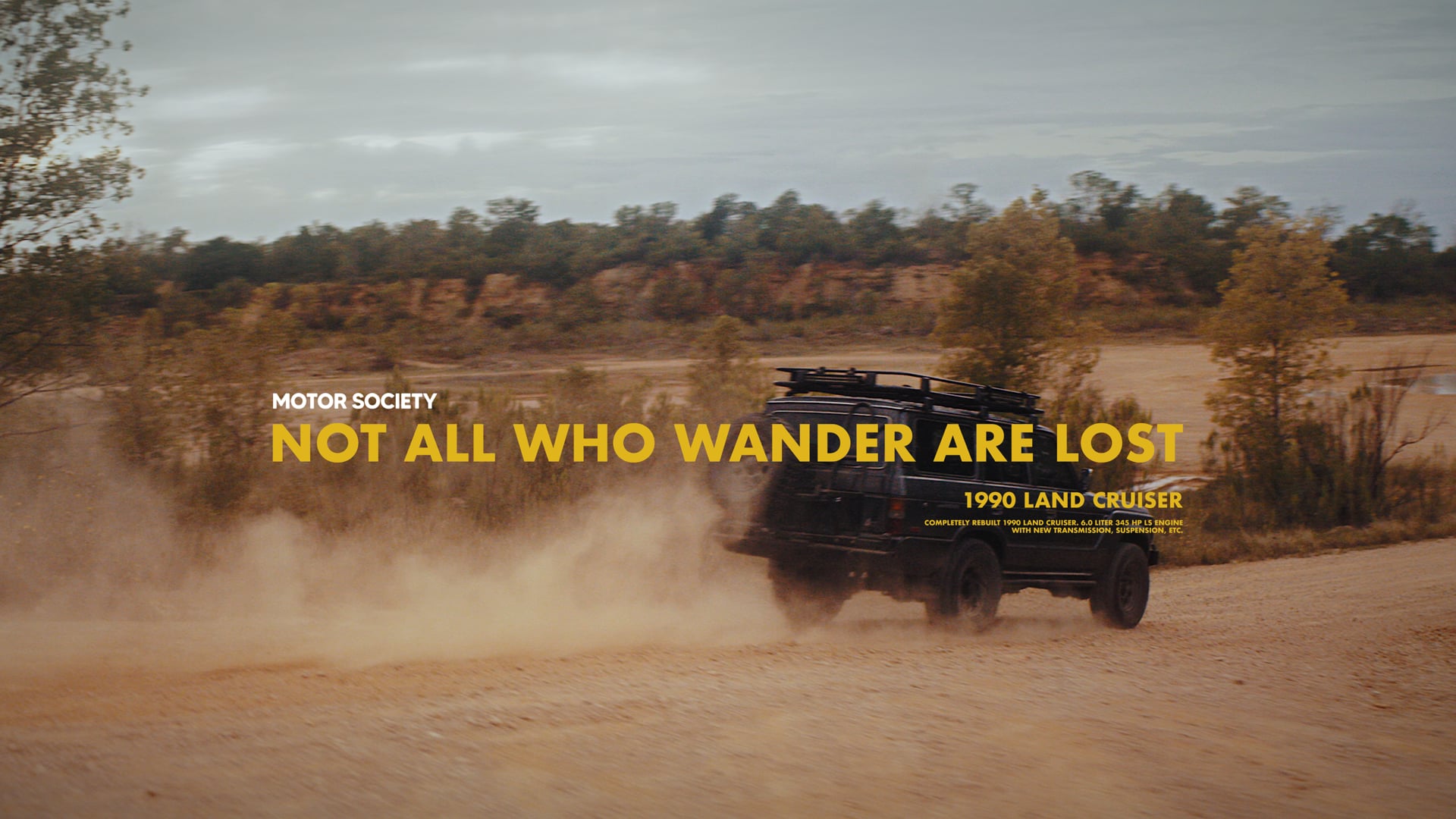 Brand Film: ‘Not All Who Wander Are Lost’ - Motor Society