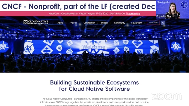 Building Sustainable Ecosystems for Cloud Native Software