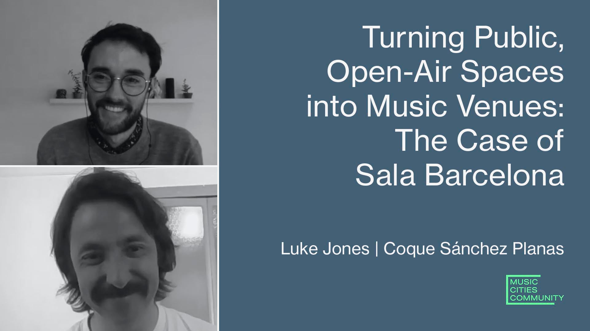 Turning Public, Open-Air Spaces into Music Venues: The Case of Sala Barcelona