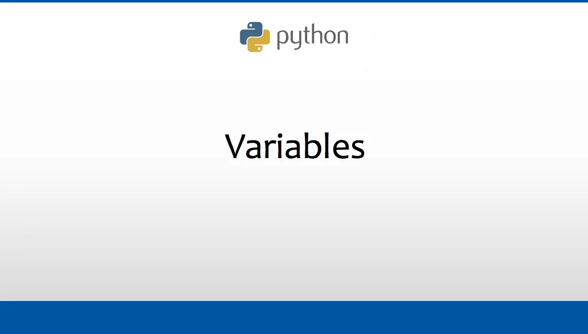 Programming In Python - Variables on Vimeo