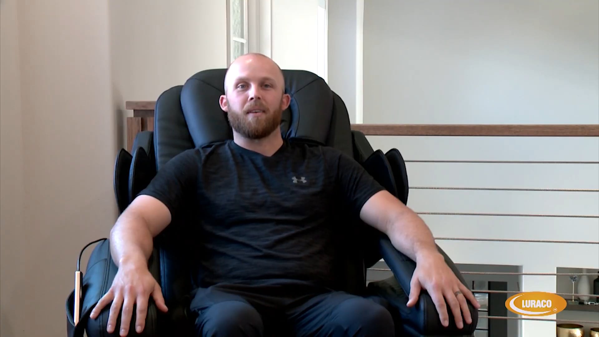 CODY ALLEN, PROFESSIONAL MAJOR LEAGUE BASEBALL PITCHER, A HAPPY LURACO'S CHAIR OWNER