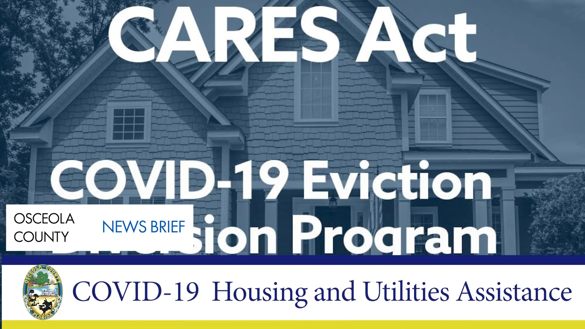 Osceola County offers Rental, Mortgage and Utilities Assistance on Vimeo