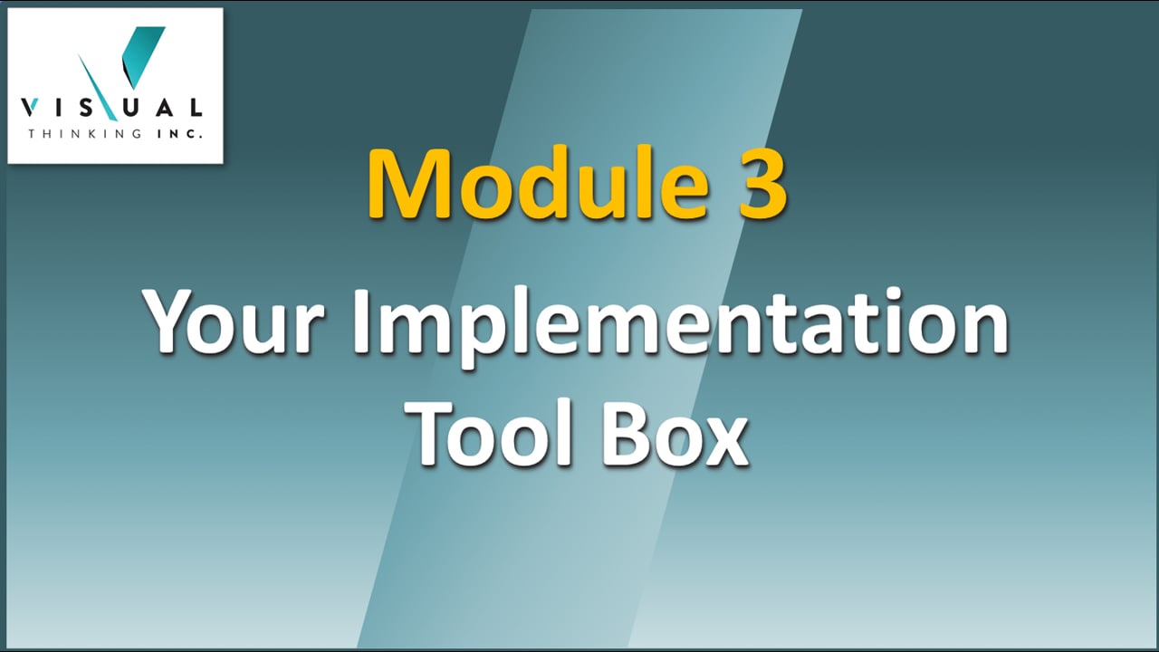 Module 3 - Your Implementation Toolbox