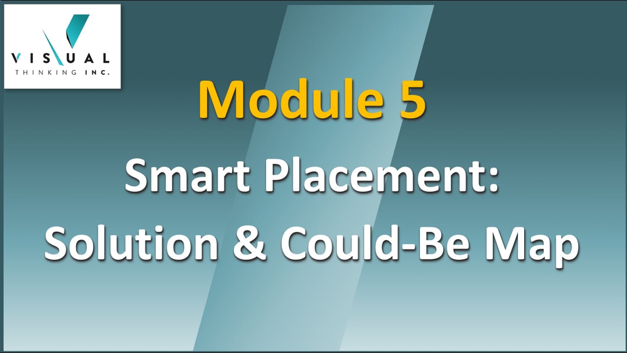 Module 5 - Smart Placement: The Logic, The Could‐be Map & The Four People Process Tools