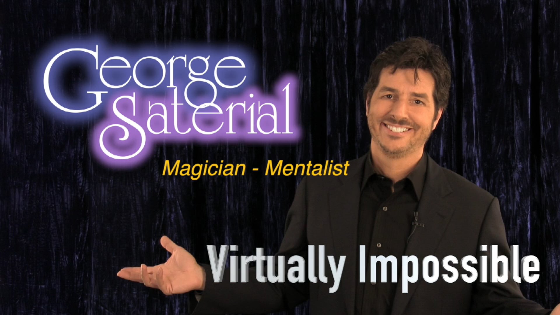 Promotional video thumbnail 2 for George Saterial-Comedy Magic & Mentalism