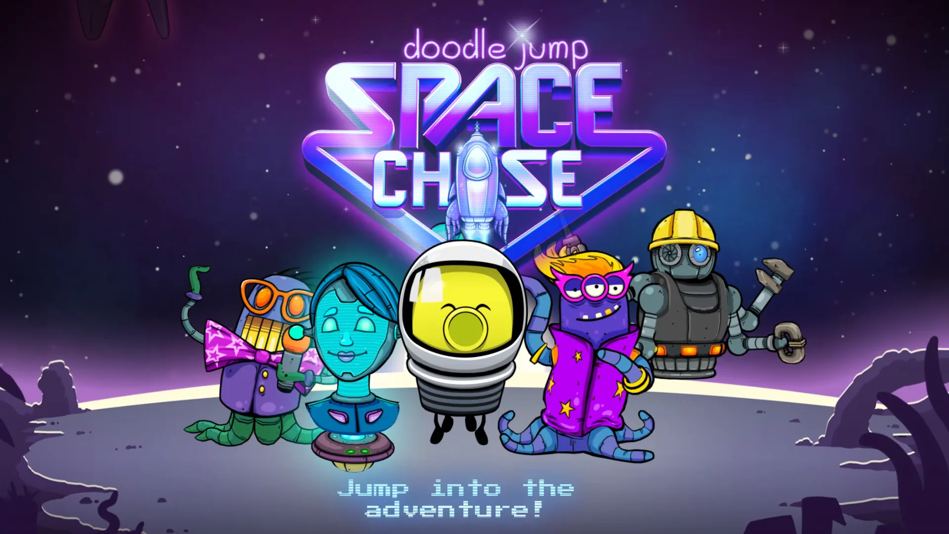 DOODLE JUMP SPACE CHASE - Gameplay Trailer [iOS Android] 