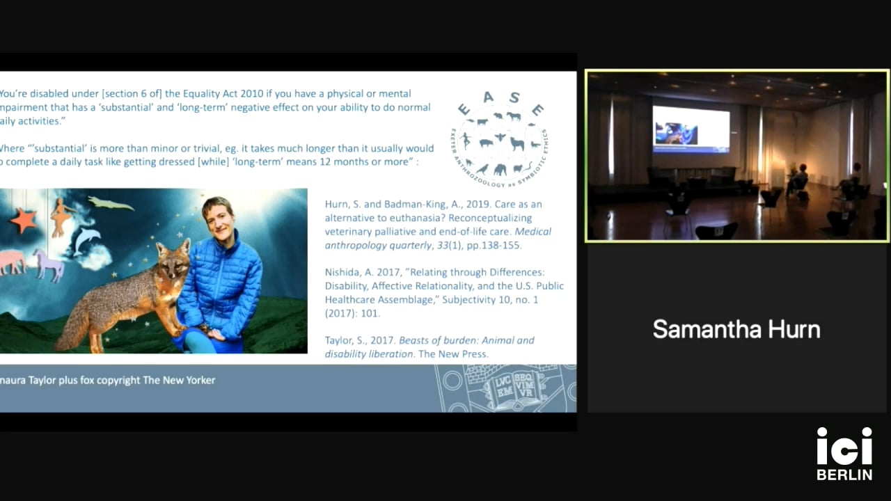 Talk by Samantha Hurn