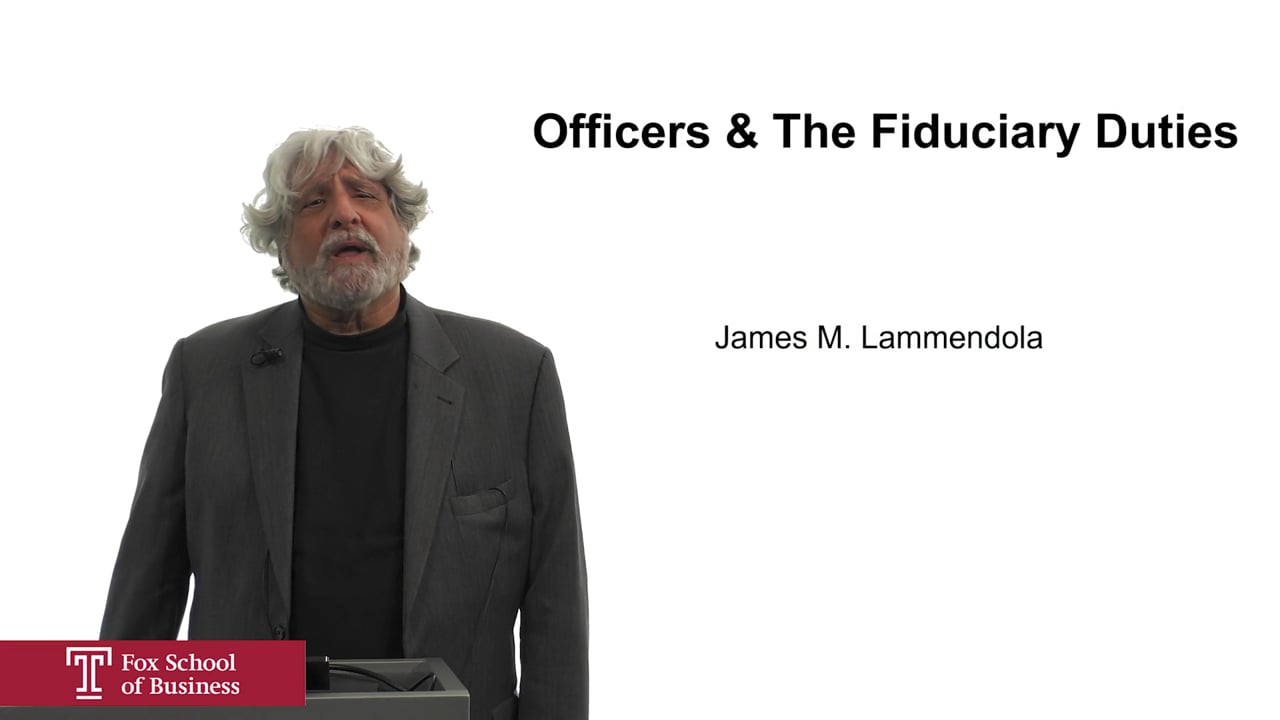 Officers & The Fiduciary Duties