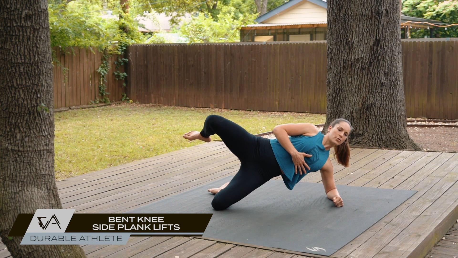 Bent Knee Side Plank Lift