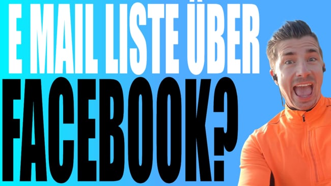 Kann ich über Facebook eine e Mail Liste aufbauen?