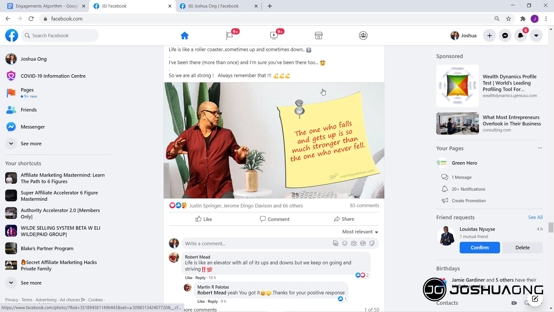 4 Engagements Algorithm on Vimeo