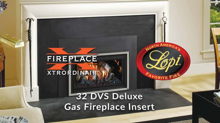 32 DVS Deluxe Ember-Glo™ Gas Insert FireplaceX® u0026 Lopi® on Vimeo