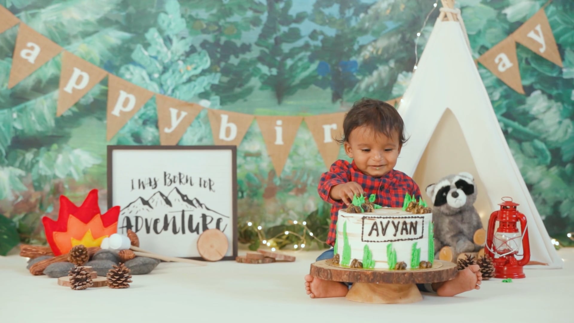 Cake Smash - Adventure Camping