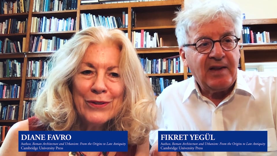 Diane Favro & Fikret Yegül – Winners of the 2020 PROSE Award for Excellence in Reference Works                      