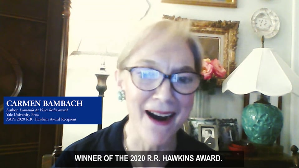 Carmen C. Bambach – 2020 PROSE Awards R.R. Hawkins Winner                       