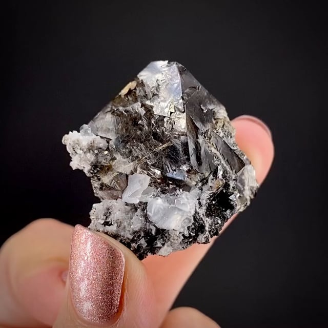 Scheelite with Calcite