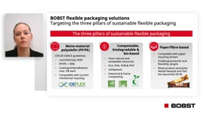 High barrier, recyclable MDO PE mono-material