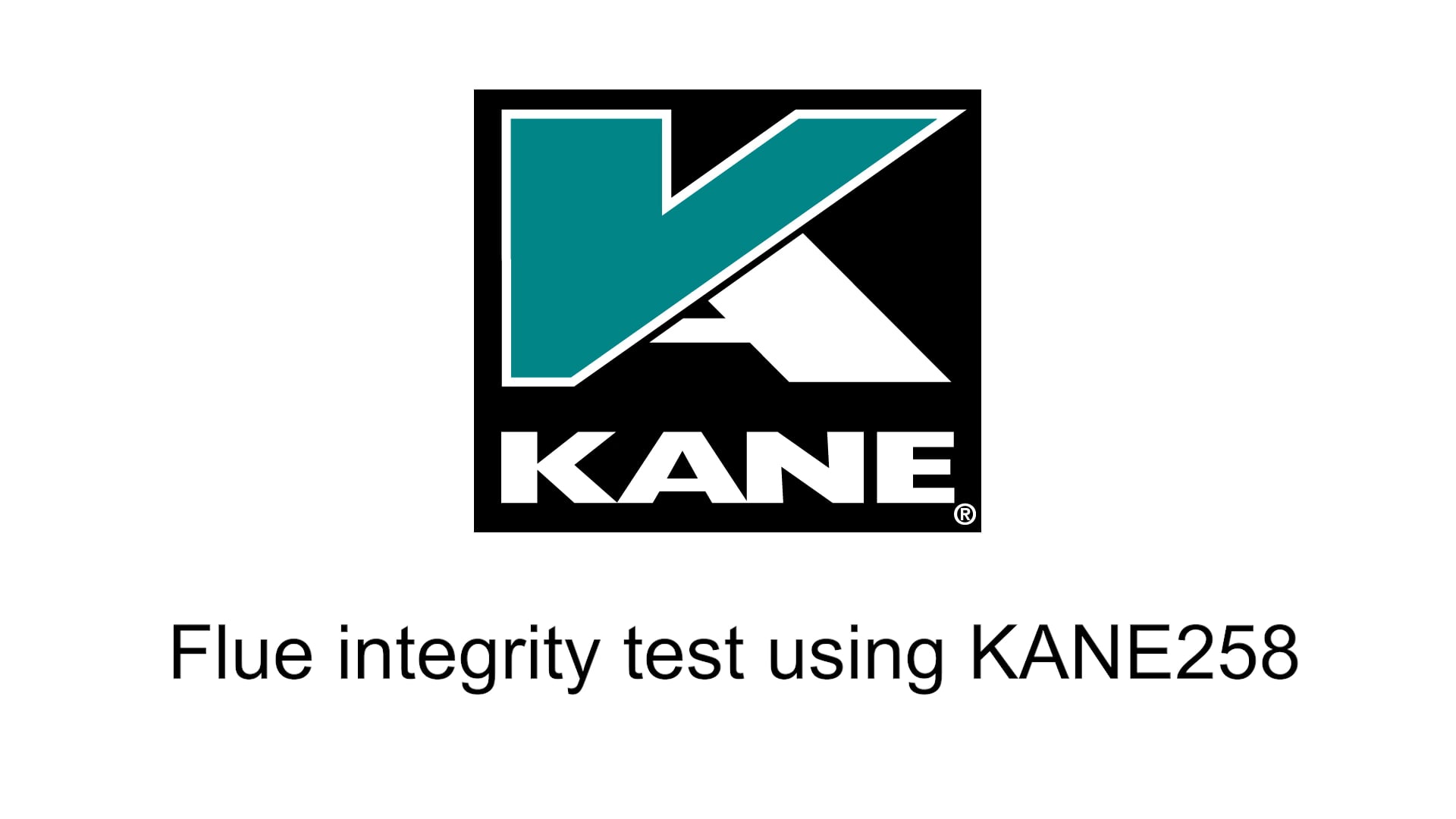 Kane Analysers Tutorial –  Flue Integrity Test KANE258