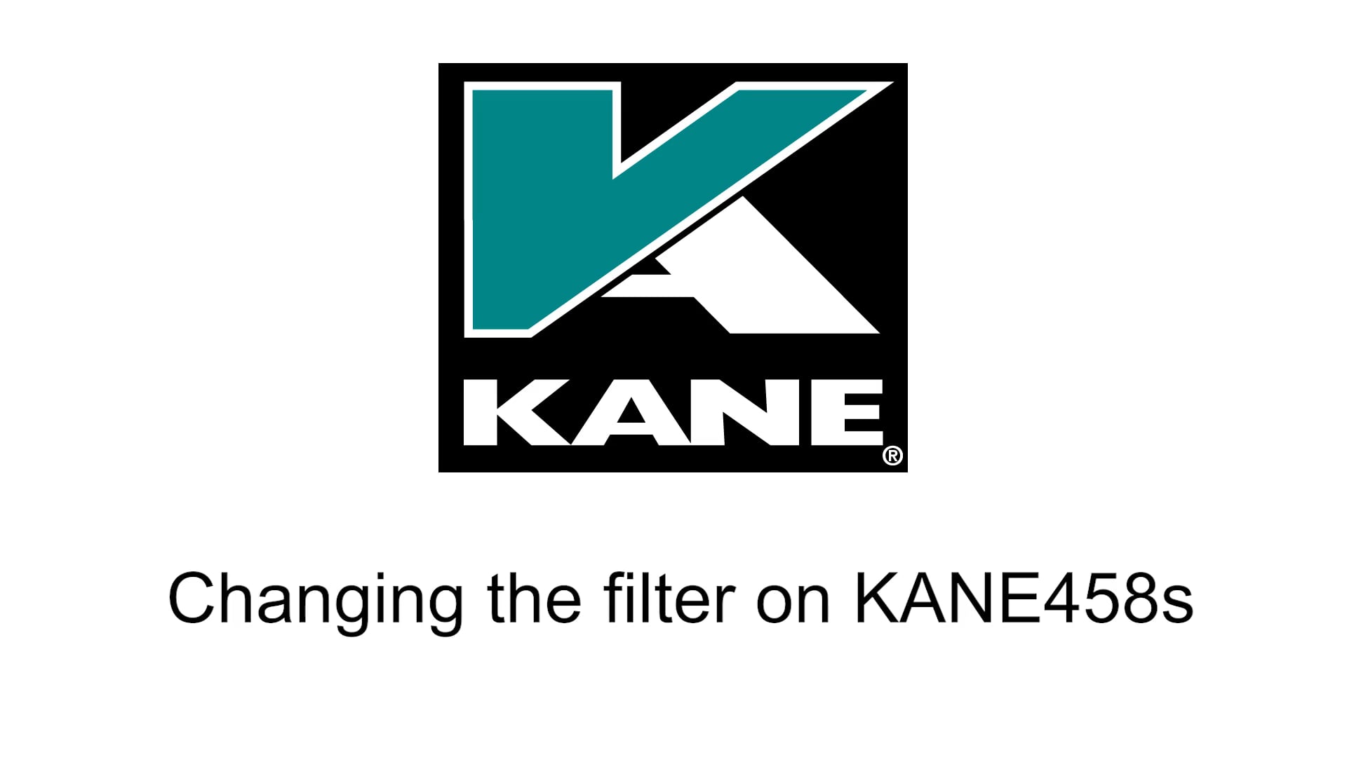 Kane Analysers Tutorial –  Change Water Trap Filter KANE458s