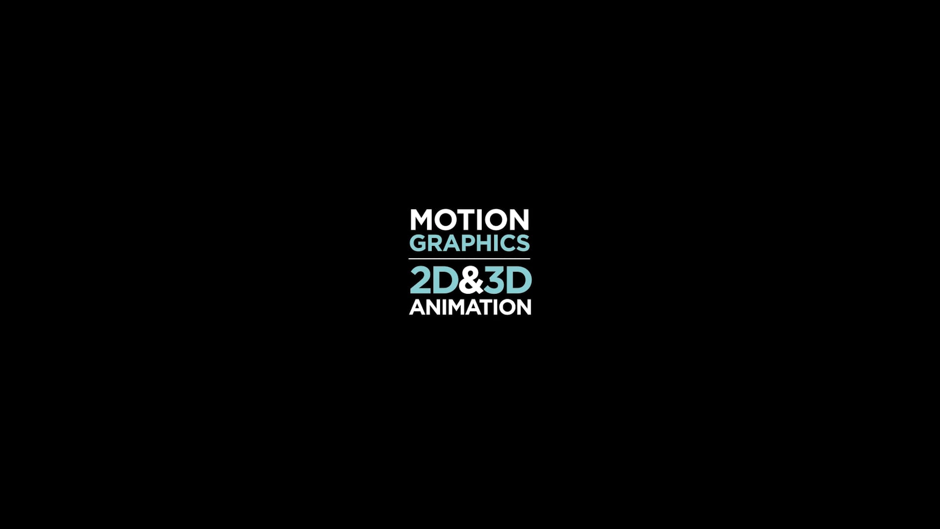 Motion Graphics, 3D and Post Production Reel