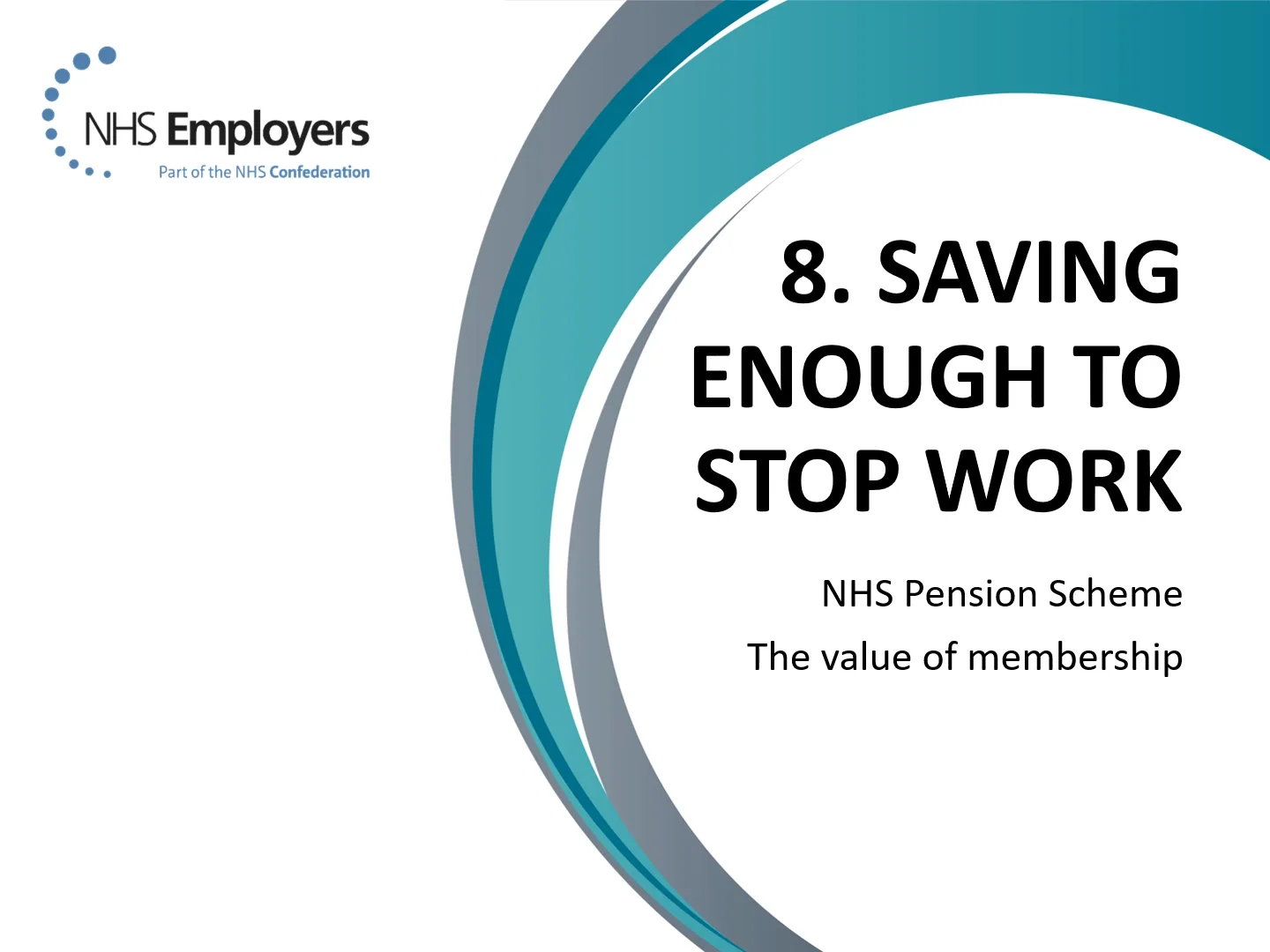 Value Of The NHS Pension Scheme Section 8 On Vimeo