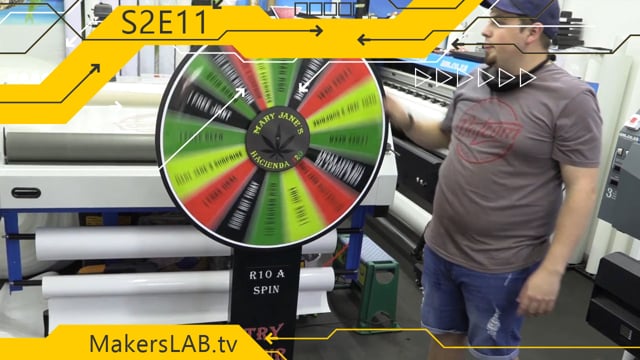 MakersLAB.TV S2E11 - Create a Spinning Prize Wheel Step by Step Guide from Design, Print to Finish