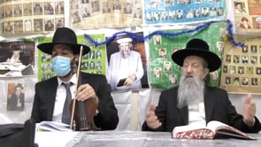 הקבלת פני רבו מסוכתו של חכם בן ציון מוצפי שליטא סוכות תשרי תשפא