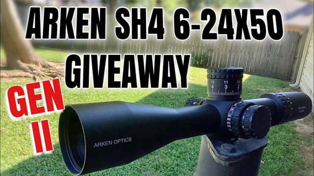 Arken Sh4 6-24x50 Gen 2 Giveaway - Airgun101