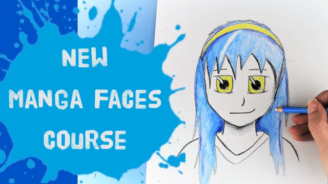 AGES 11-14: BEGINNER'S WEEKLY MANGA AND ANIME DRAWING ONLINE CLASS