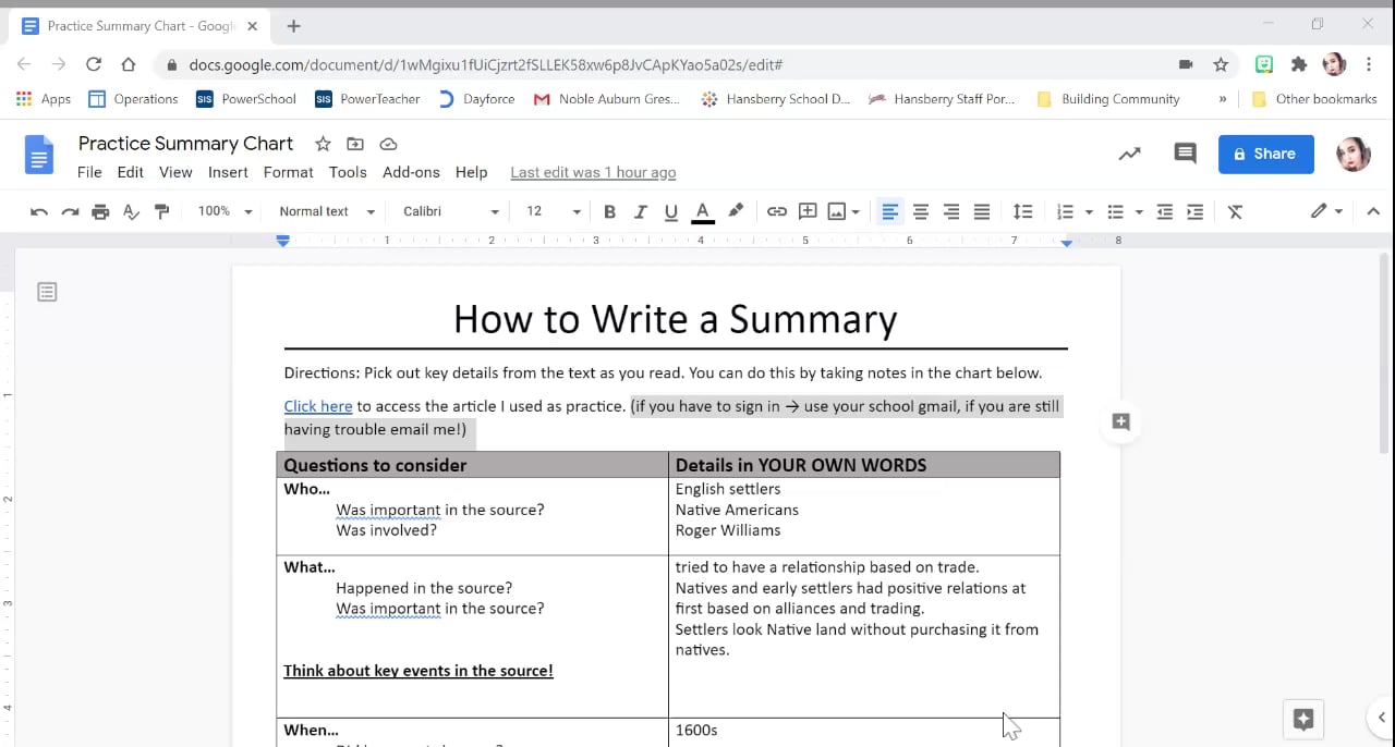 Summary Practice Video on Vimeo