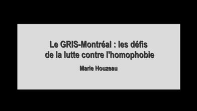 Le GRIS-Montréal : les défis de la lutte contre l’homophobie