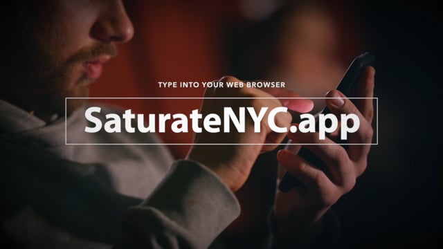 Saturate NYC App Promo