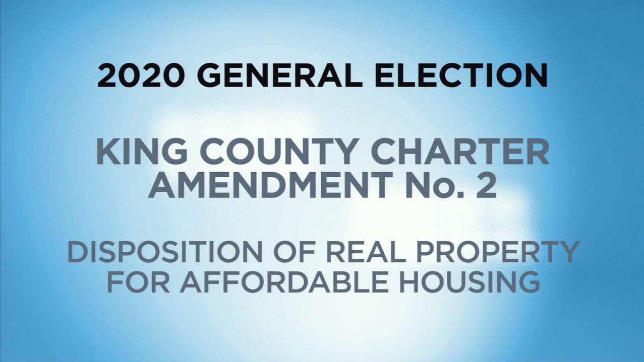 Video Voters Guide 2020 General Election King County Charter 