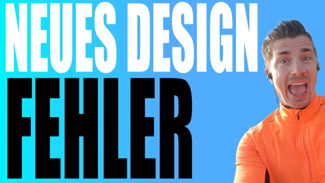 Fehlermeldungen bei neuen FB Design - die Lösung