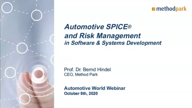 Automotive SPICE® and risk management in software and systems development