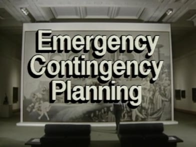 Preventive Conservation in Museums -  Disaster Contingency Planning (9/19)