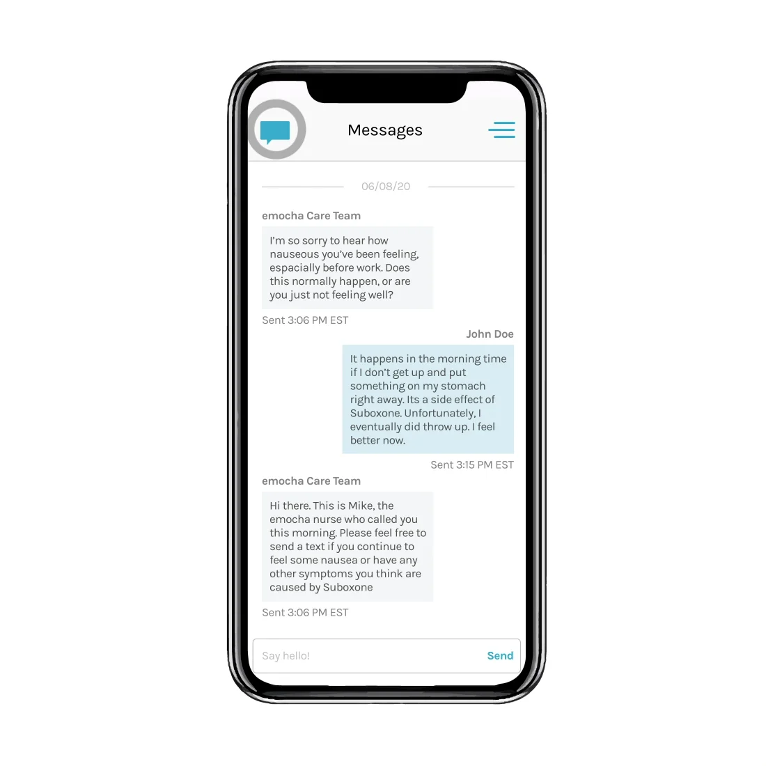 emocha mobile app - Using In-app Chat on Vimeo