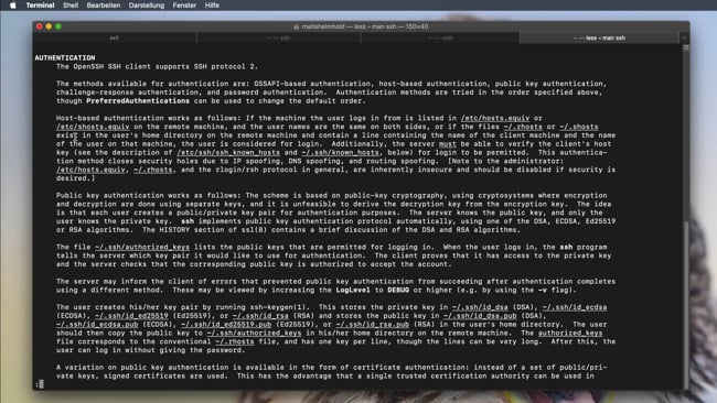 Kommandos, Parameter, Flags (Options) & Man Command (man)